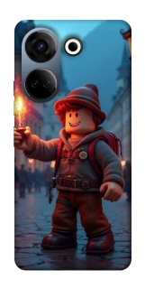 Чохол на TECNO Camon 20 Pro (CK7n) Roblox Fire Logo Blue Flames фото 1 з 1