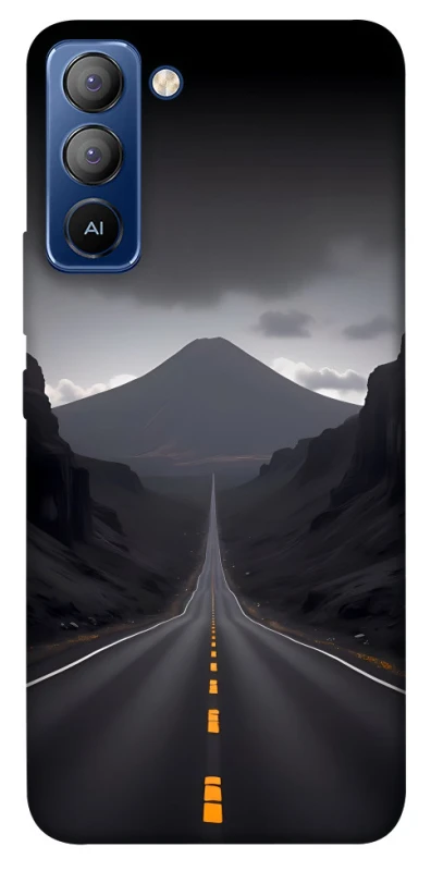 Чехол на TECNO Pop 5 LTE Black mountains фото 1 из 1