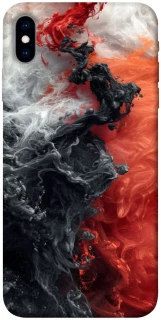 Чохол на Apple iPhone X (5.8") Black and Red фото 1 з 1
