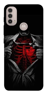 Чехол на Motorola Moto E40 Skeleton Heart фото 1 из 1