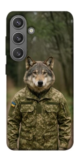 Чехол на Samsung Galaxy S24+ Волк защитник фото 1 из 1
