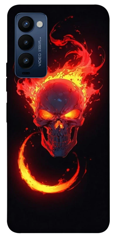 Чохол на TECNO Camon 18 Blood Skull фото 1 з 1