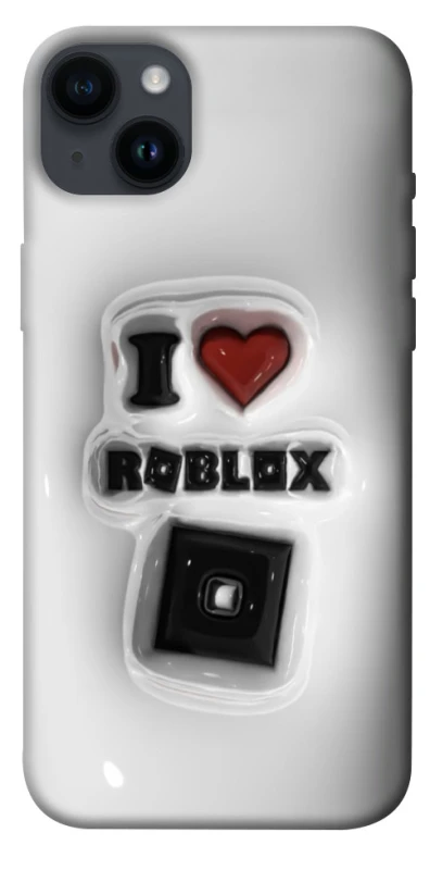 Чохол на Apple iPhone 14 Plus (6.7") I love Roblox фото 1 з 1