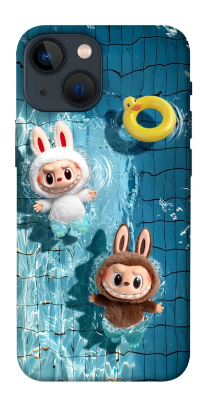 Чехол на Apple iPhone 13 mini (5.4") Labubu in the pool фото 1 из 1