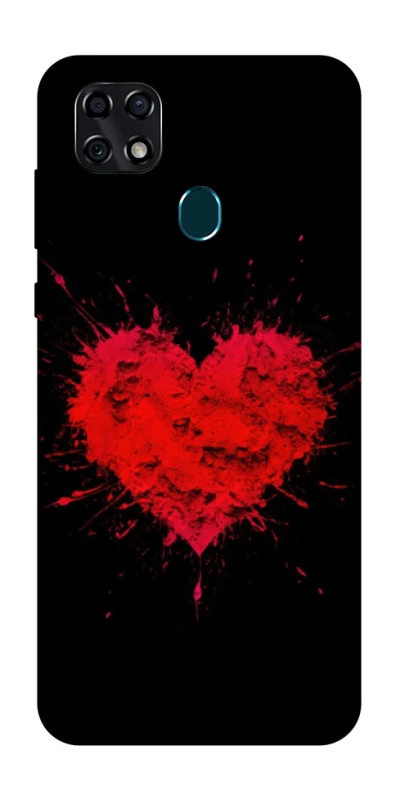 Чехол на ZTE Blade 20 Smart Splash heart фото 1 из 1