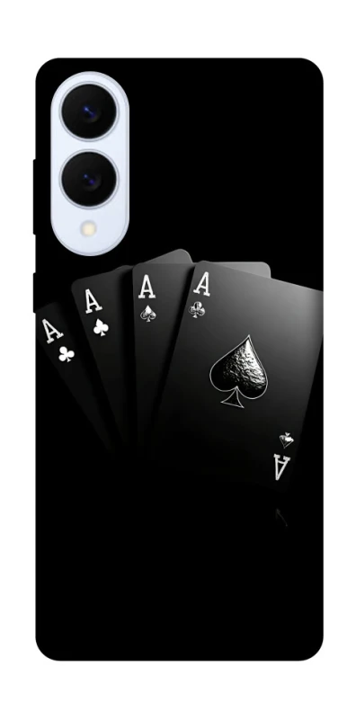 Чохол на Samsung Galaxy S25 Edge Black Cards фото 1 з 1