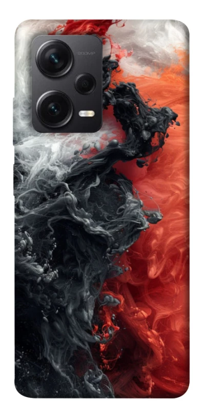 Чехол на Xiaomi Redmi Note 12 Pro+ 5G Black and Red фото 1 из 1