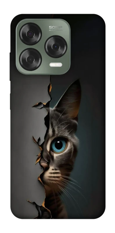 Чохол на ZTE Nubia V70 Design Кіт-підглядач v2 фото 1 з 1