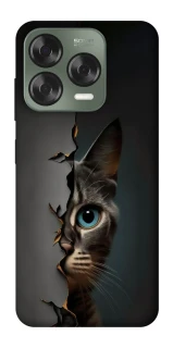 Чехол на ZTE Nubia V70 Design Кот-подглядыватель v2 фото 1 из 1