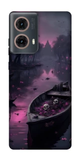 Чохол на Motorola Moto G85 Boat and flamingo фото 1 з 1