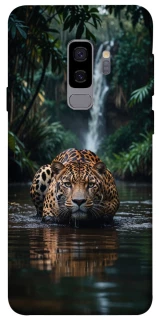Чехол на Samsung Galaxy S9+ Leopard in water фото 1 из 1