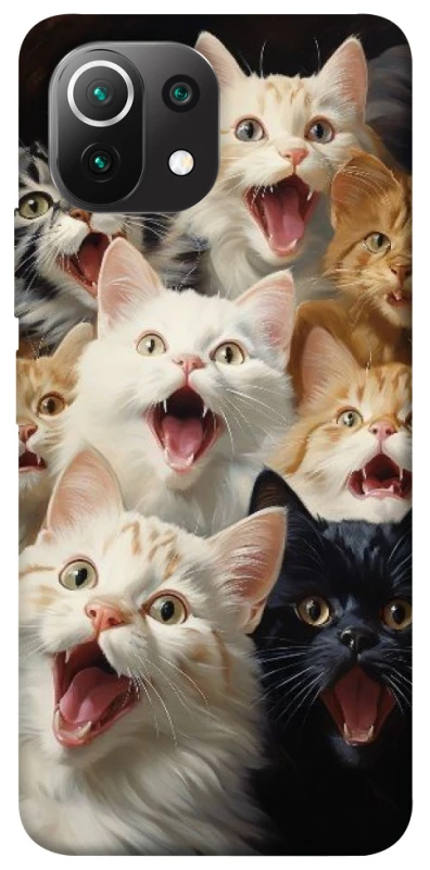 Чохол на Xiaomi Mi 11 Lite Коти фото 1 з 1
