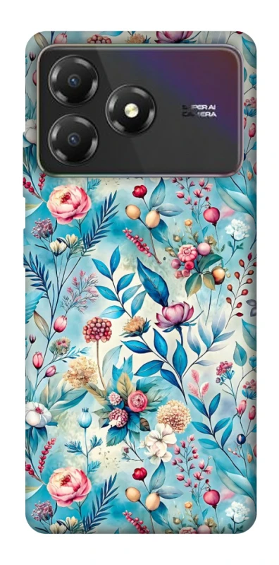 Чехол на ZTE Blade A36 Floral design ver.5 фото 1 из 1