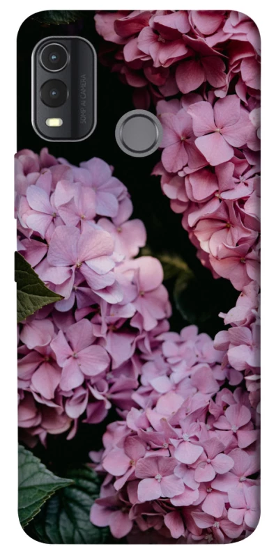 Чохол на Nokia G11 Plus Рожеві гартензії фото 1 з 1