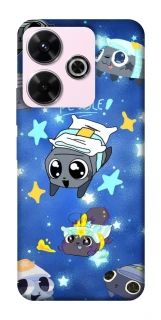 Чехол на Xiaomi Poco M6 4G Pebble kitten stars фото 1 из 1