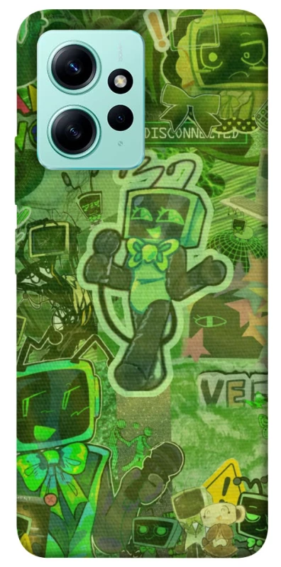 Чохол на Xiaomi Redmi Note 12 4G Dandysworld tv green theme фото 1 з 1