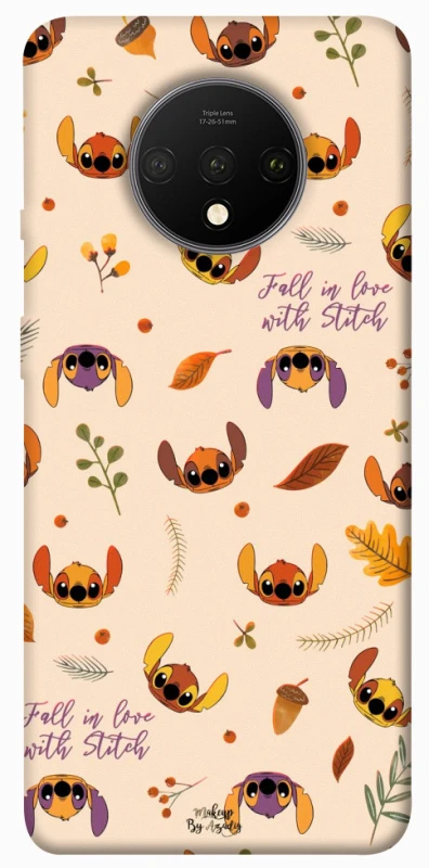 Чехол на OnePlus 7T Fall in love with Stitch фото 1 из 1
