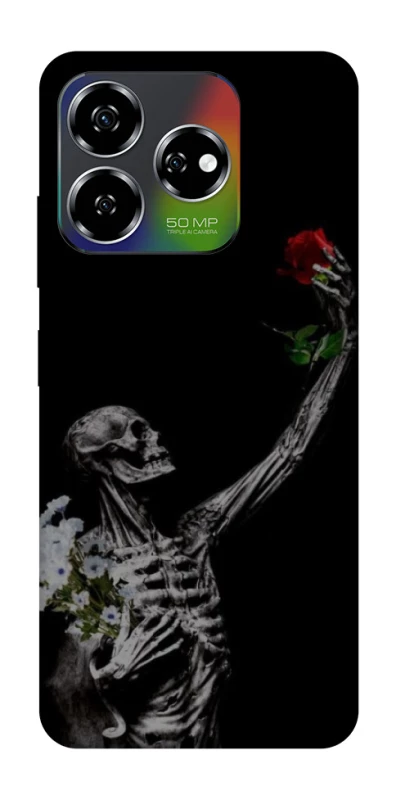 Чехол на ZTE Nubia V60 Skeleton vs Rose фото 1 из 1