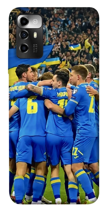 Чехол на ZTE Blade V40 Vita Сборная Украины v3 фото 1 из 1
