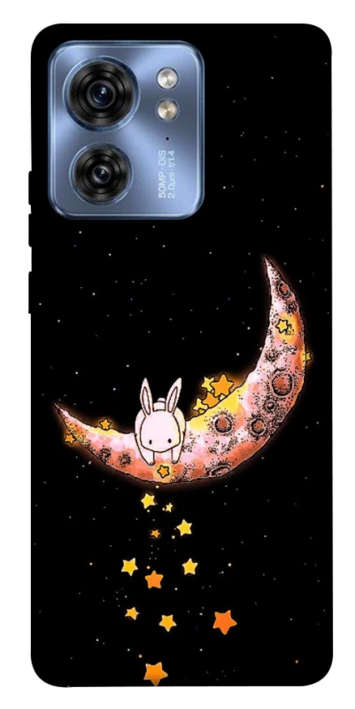 Чохол на Motorola Edge 40 Moon rabbit фото 1 з 1