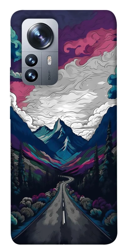 Чехол на Xiaomi 12 / 12X Нарисованные горы фото 1 из 1