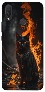 Чохол на Huawei P Smart+ (nova 3i) Вогняний кіт фото 1 з 1
