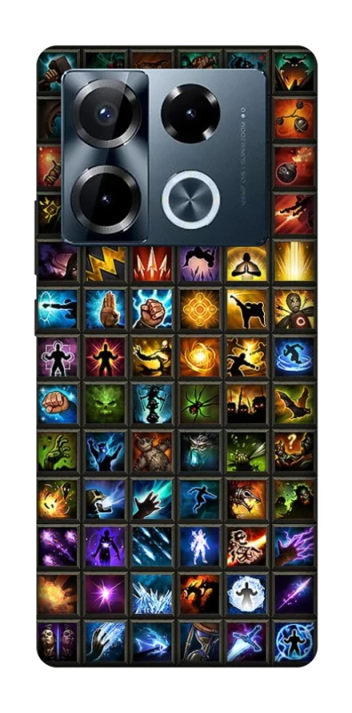 Чохол на Infinix Note 40 Pro 4G Abilities menu ver.3 фото 1 з 1