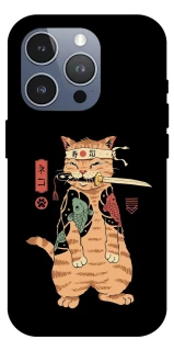 Чохол на Apple iPhone 16 Pro Max Кіт-самурай фото 1 з 1