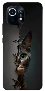 Чохол на Xiaomi Mi 11 Кіт-підглядач v2 фото 1 з 1