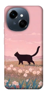 Чохол на TECNO Spark Go 1 cat on a field фото 1 з 1