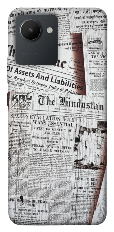 Чохол на Realme C30s Газети фото 1 з 1