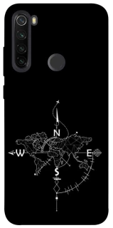 Чохол на Xiaomi Redmi Note 8T Travel Map фото 1 з 1
