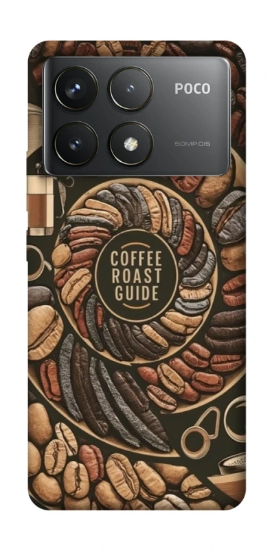 Чохол на Xiaomi Poco F6 Pro Coffee roast guide фото 1 з 1