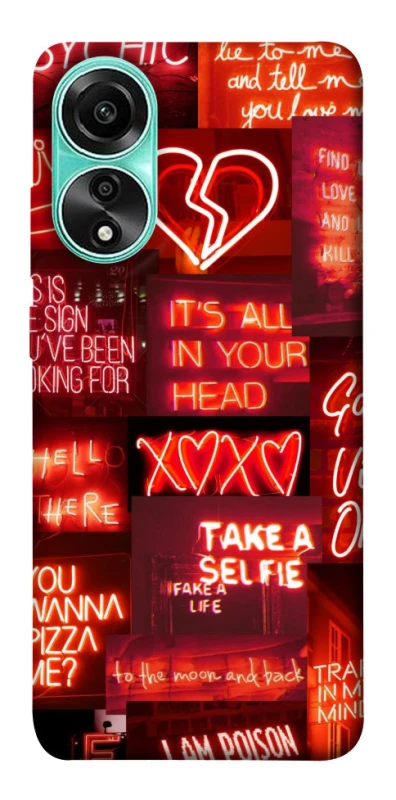 Чохол на Oppo A78 4G Love collage ver.7 фото 1 з 1