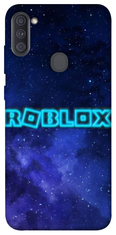 Чехол на Samsung Galaxy A11 Roblox Space Logo Blue фото 1 из 1