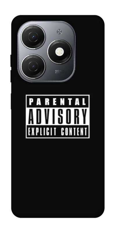 Чохол на TECNO Spark 20 Parental Advisory Label фото 1 з 1