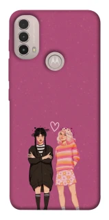 Чохол на Motorola Moto E40 Raven & Rainbow Wednesday фото 1 з 1