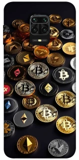 Чехол на Xiaomi Redmi Note 9s / Note 9 Pro / Note 9 Pro Max Many coins фото 1 из 1
