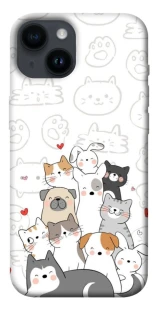 Чохол на Apple iPhone 14 (6.1") Funny Pets фото 1 з 1