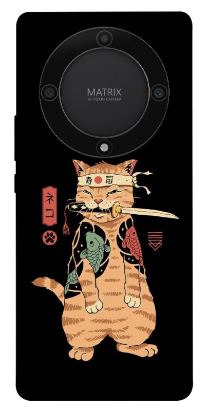Чохол на Huawei Magic5 Lite Кіт-самурай фото 1 з 1