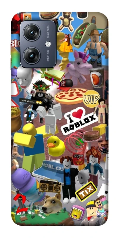 Чохол на Motorola Moto G54 Roblox collage ver.5 фото 1 з 1