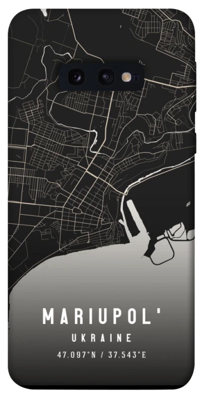 Чехол на Samsung Galaxy S10e Mariupol map фото 1 из 1