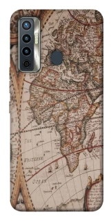 Чехол на TECNO Camon 17 Карта путешествий фото 1 из 1
