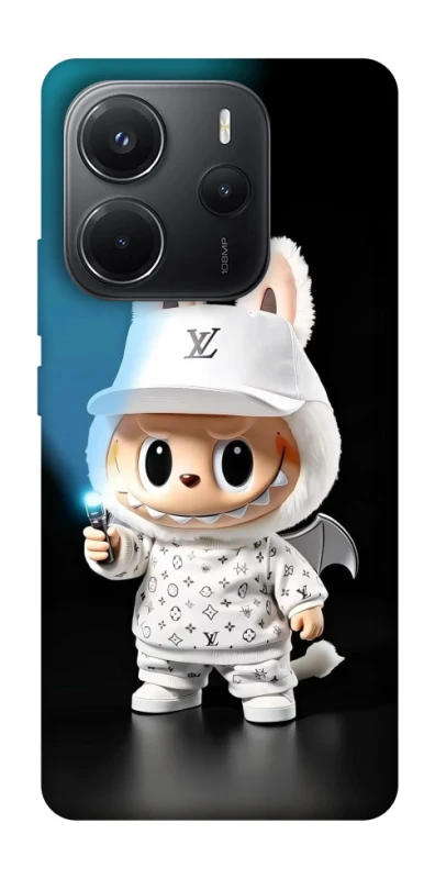 Чохол на Xiaomi Redmi Note 14 4G (Int. version) Labubu with flashlight ver.1 фото 1 з 1