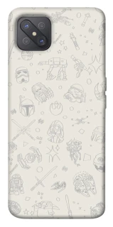 Чохол на Oppo A92s Star Wars background ver.1 фото 1 з 1