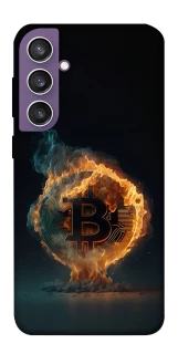 Чохол на Samsung Galaxy S23 FE Fire Bitcoin фото 1 з 1