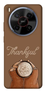 Чохол на ZTE Blade V70 Max Thankful coffee фото 1 з 1