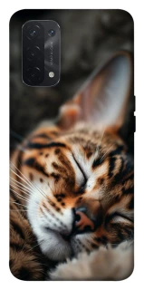 Чехол на Oppo A54 5G / A74 5G Cat paws фото 1 из 1