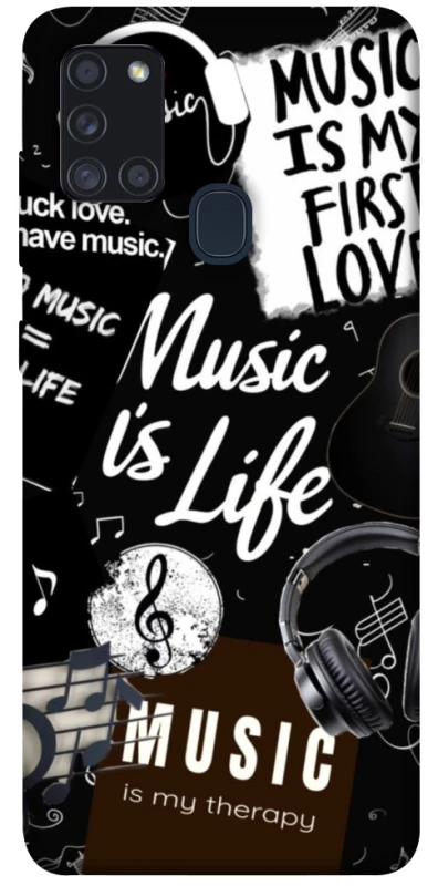 Чохол на Samsung Galaxy A21s Music is Life фото 1 з 1