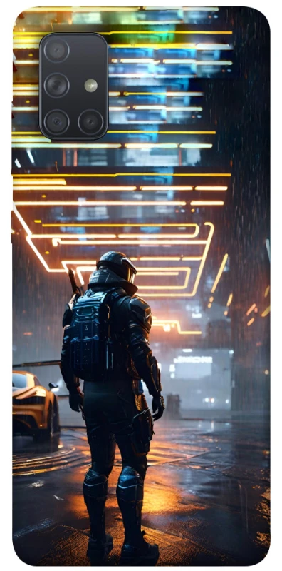 Чехол на Samsung Galaxy A71 Cyber character фото 1 из 1